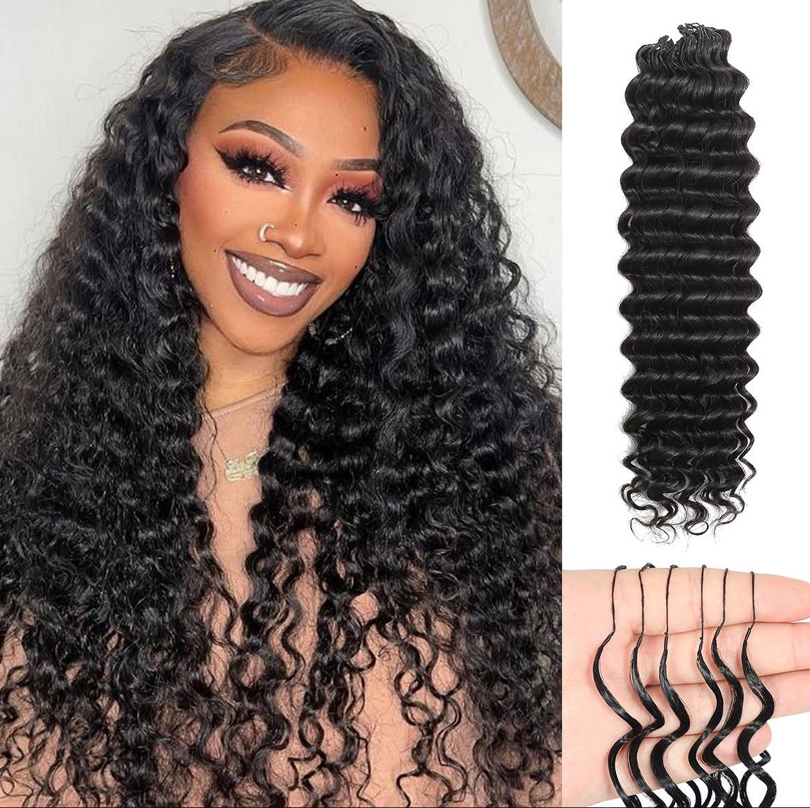 ZURII PRIVÉ feather crochet hair